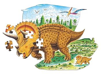 トリパズ 恐竜ジグソーパズル トリケラトプス ([バラエティ]) | 黒川みつ